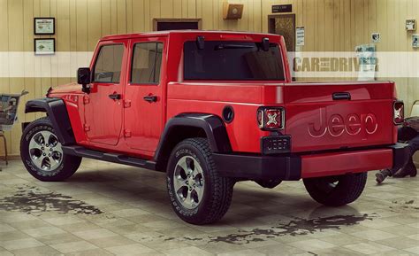 2018 Jeep Wrangler Pickup Artists Rendering Pictures Photo Gallery