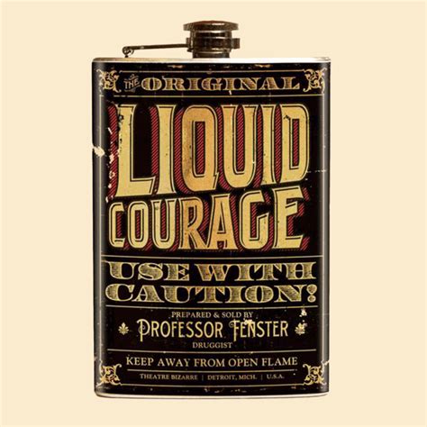 Liquid Courage Flask Liquid Courage Wine Flask Flask