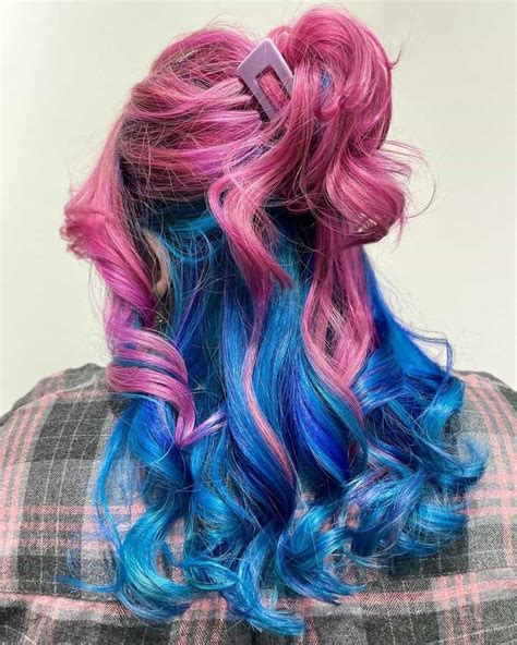 30 Blue And Pink Hair Ideas To Try In 2022 Blue And Pink Hair Hair