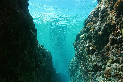 Underwater Ocean Trench