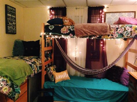 Dorm Room With Hammock Dorm Room Layouts Dorm Room Room Hammock