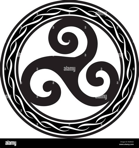 Triple Spiral, ancient Celtic symbol Stock Vector Image & Art - Alamy