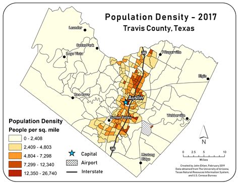 Travis County Map