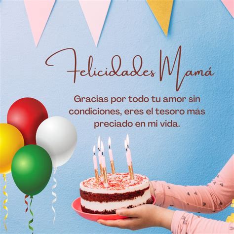 Imágenes Feliz Cumpleaños Mamá Con Frases Para Dedicae