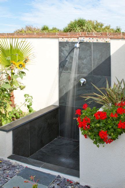 One of the best solutions for this is to install an outdoor shower. Outdoor Shower For Pool Area | Outdoor shower, Outdoor toilet, Pool area