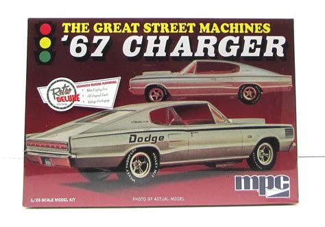 1967 Dodge Charger Mpc 829 125 New Plastic Model Car Kit Great Street