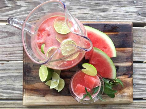 Summer Drink Series Tequila Spiked Watermelon Agua Fresca Habits Of