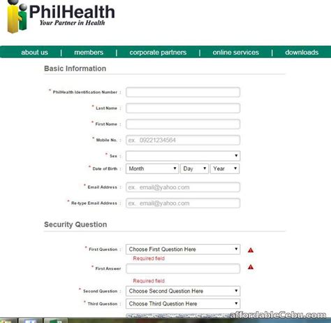 The browser or version you are using is not supported. How to Register in PhilHealth Online in 3 Minutes ...