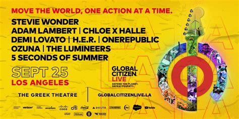 Heres Whos Performing At Global Citizen Live In Los Angeles And How You