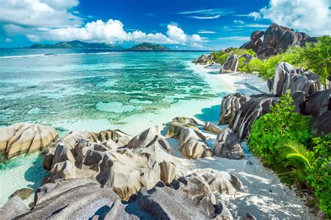 Bleiben Sie Seychellen Luxus Und Einfachheit Auf Der Insel Der Vier