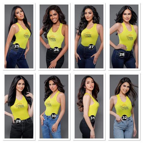The Binibinis Of Binibining Pilipinas 2023 And Their Numbers