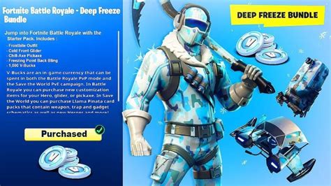 Epic Games Reveals Retail Fortnite Deep Freeze Bundle But Who Is It For
