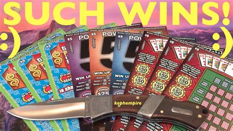 Best 5 Scratchers Trio With Nice Wins California Lottery Scratchers Keph G 4 R 5 Youtube