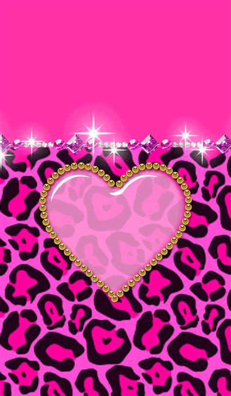 It Is The Theme Of Pink Leopard Pattern And Bijou Pink Glitter