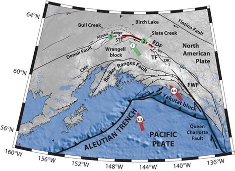 Pacific Northwest Fault Line Map