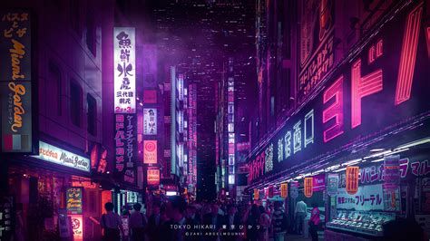 Download Free 100 Purple Neon Lights Tokyo Desktop Wallpapers