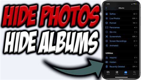 How To Hide Photos And Albums In Iphone Ios 14 📲 Hidden Album Ios 14