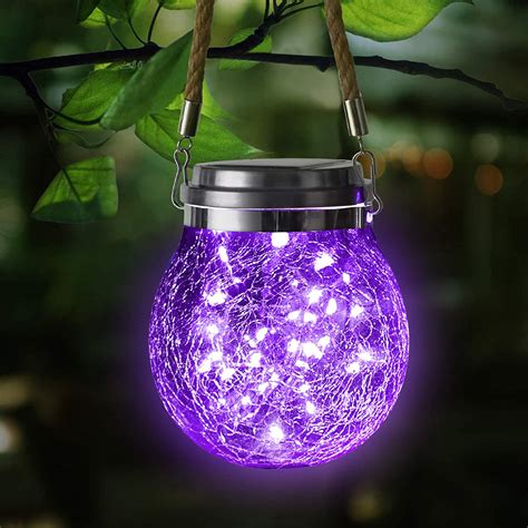 Toodour Solar Lantern Outdoor Hanging Jar Lights
