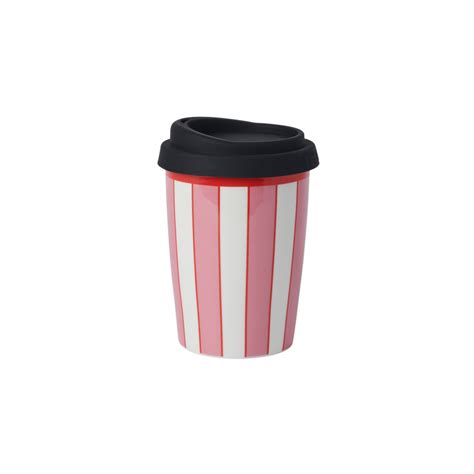Red Stripe Travel Coffee Cup In The Roundhouse