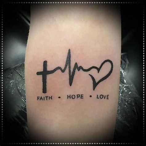 Heartfelt Designs Top 90 Faith Hope Love Tattoo Ideas To Celebrate