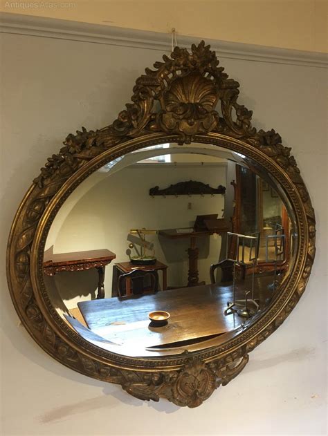 Antique Oval Gilt Mirror Gilt Mirror Victorian Mirror Mirror