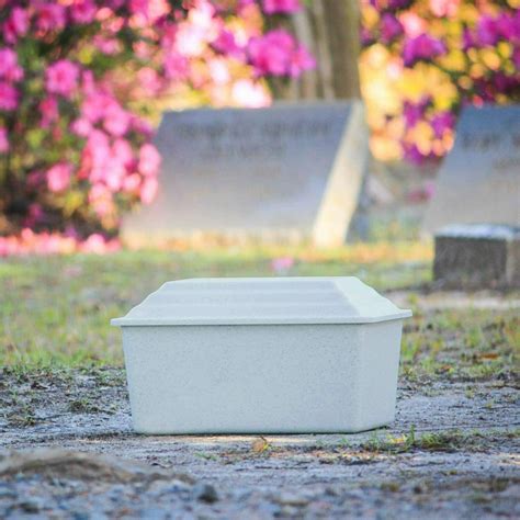 Largeadult Granite Polymer Urn Vault For Ground Burial Funeral