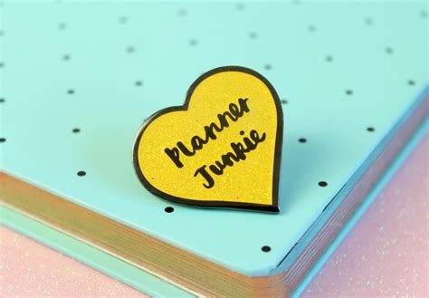 Planner Pin Bundle 2 Planner Themed Lapel Pins Ring Bound Etsy