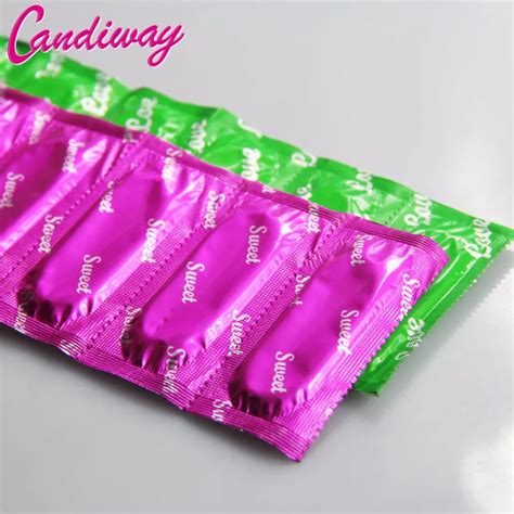 Candiway 10pcs Ultra Thin Condoms Dotted Pleasure For He Natural Latex Rubber Condoms Gasm Sex