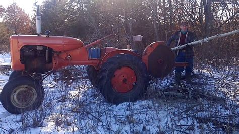 Allis Chalmers B Buzz Saw Youtube