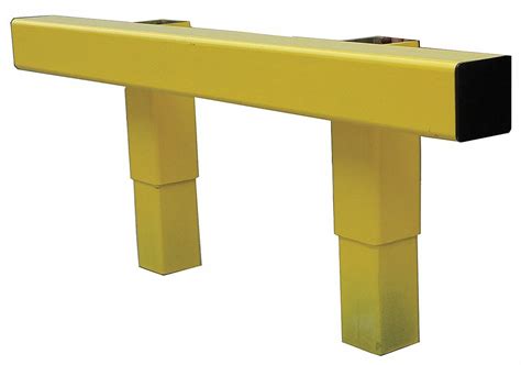 Grainger Approved Safety Yellow Steel Guard Rail System Floor