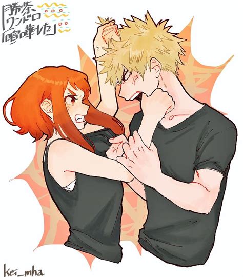 圭 On Twitter Bakugo And Uraraka Anime Couple Fighting Anime Boku No Hero Academia