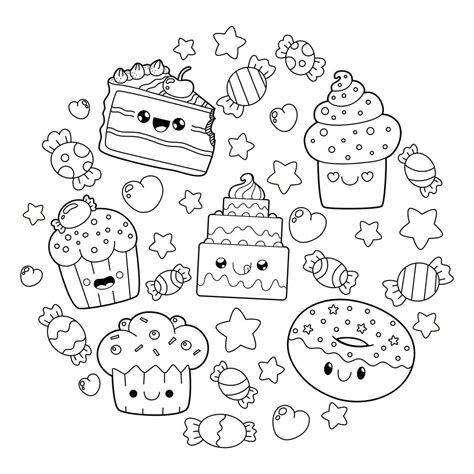 Más De 100 Imágenes Kawaii Para Descargar Imprimir Y Colorear