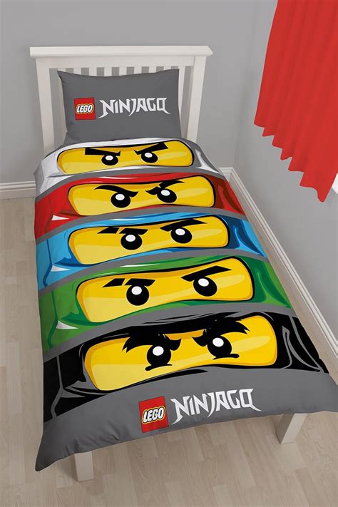 Character World Lego Ninjago Eyes Single Panel Duvet Set Uk