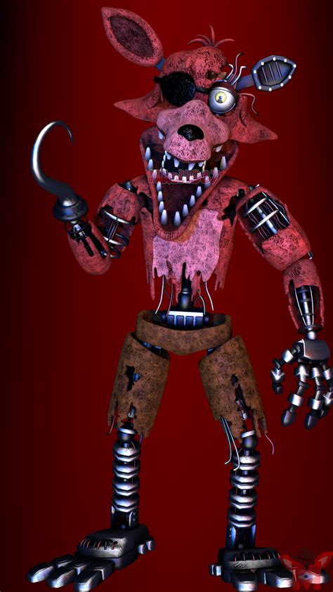 Fnaf Sfm Withered Foxy By Mikol1987 On Deviantart
