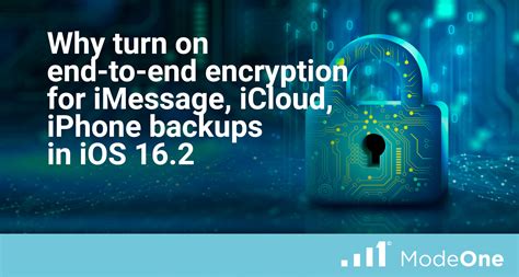Why Turn On End To End Encryption For Imessage Icloud Iphone Backups