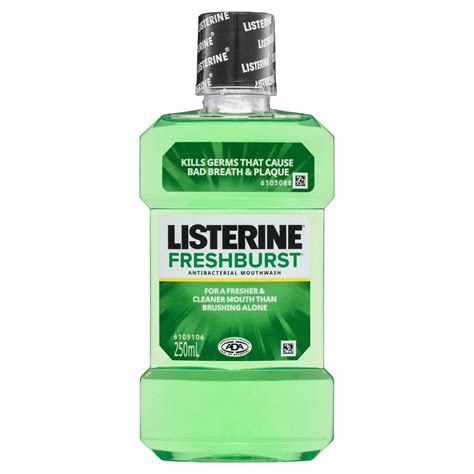 Listerine Freshburst Antibacterial Mouthwash 250ml Amals Discount Chemist