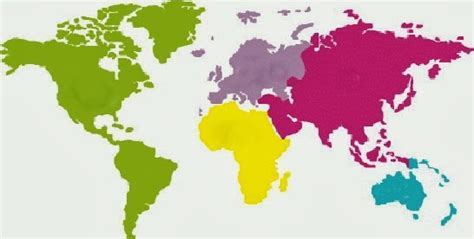 Clases De Ciencias Sociales Mapas De Los Continentes