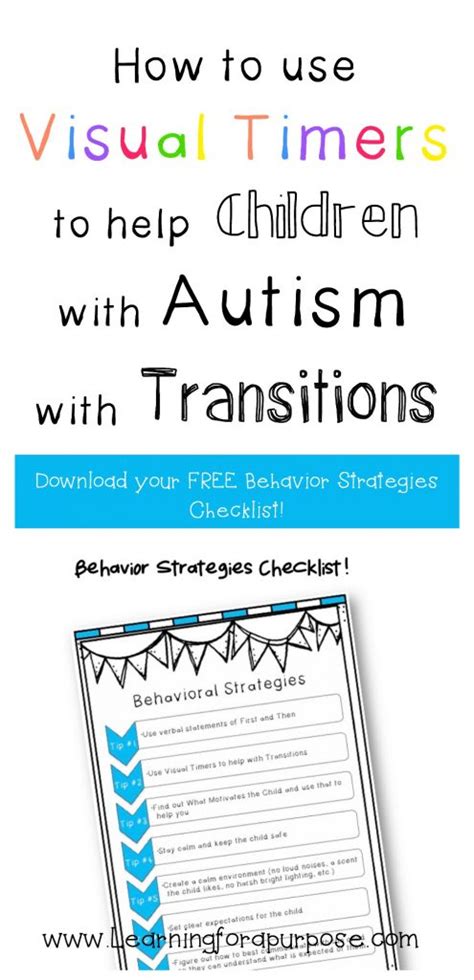 How To Use Visual Timers To Help Children With Autism With Transitions