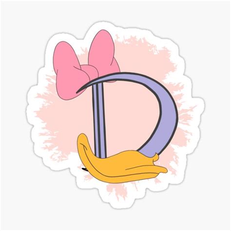 Daisy Duck Sticker For Sale By Arwalsh411 Redbubble
