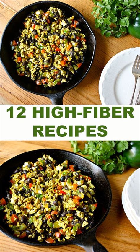 Stir in the black beans and corn; 12 Recipes High in Fiber | High fiber foods, Lunch recipes ...