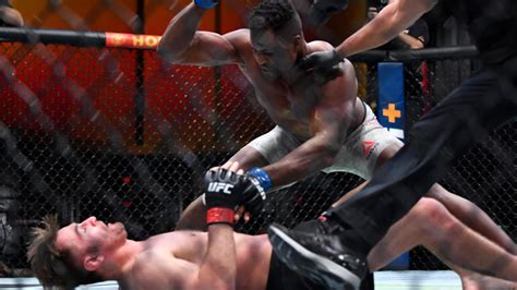 Ufc Results Highlights Francis Ngannou Brutally Knocks Out Stipe