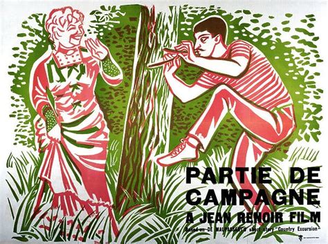 Poster For Jean Renoirs Partie De Campagne 1936 For Sale As Framed