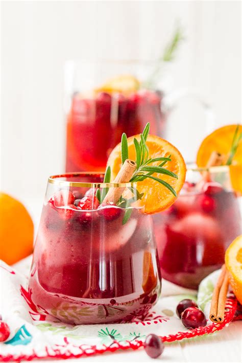 This classic italian cocktail can be spiced up with winter flavours to fit the festive theme. Christmas Sangria Drink Recipe | Sugar & Soul Co
