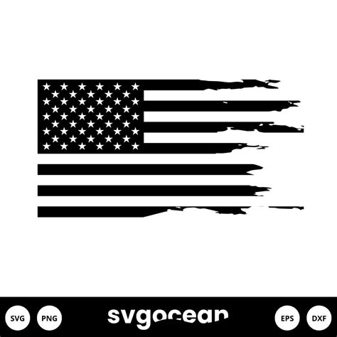 Free Distressed Flag SVG vector for instant download - Svg Ocean — svgocean