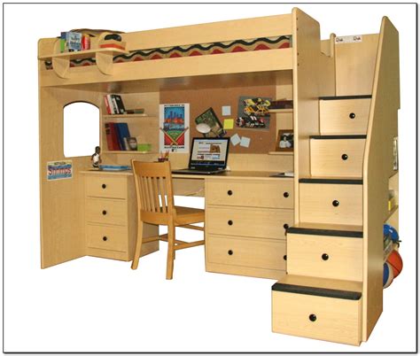 Bunk Bed With Desk Underneath Beds Home Design Ideas Wlnx5ged523943