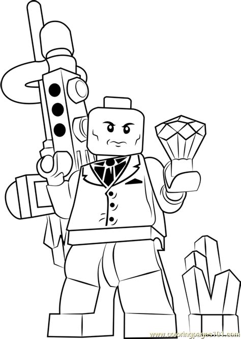 lego lex luthor coloring page  kids  lego printable coloring pages   kids
