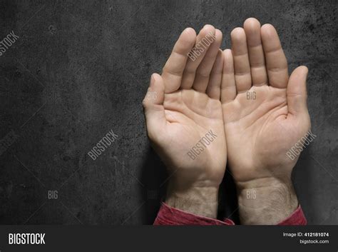 Man Showing Pale Palms Image And Photo Free Trial Bigstock
