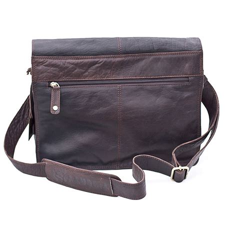Mens Luxury Leather Messenger Bag By Twenty8 Leather
