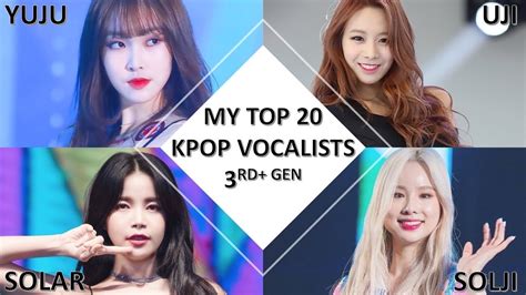 My Top 20 Kpop Girl Group Vocalists Youtube
