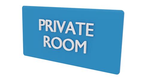 Private Room Sign Private Room Signage Private Room Sign Board